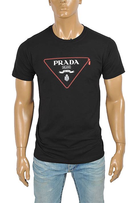 prada mens collared shirt|prada men's t shirts clearance.